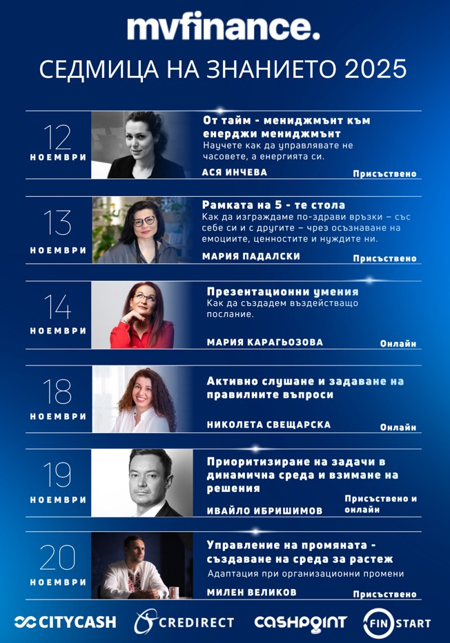 Седмица на знанието есен 2025